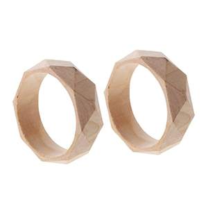 กำไลข้อมือไม้แบบเรียบง่ายดีไซน์ธรรมชาติ,กำไลข้อมือสไตล์เรโทรไม่ขัดเงาสำหรับงานแต่งงานสำหรับผู้หญิง - Product Image 4