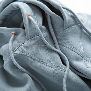 Sudadera con Capucha Personalizada de 400G, Tela de Lana, Gruesa, Color Sólido, Estilo Americano Informal, Trajes Deportivos para Hombre, Alta Calidad - Product Image 3