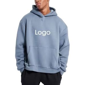 Sudaderas con Capucha Personalizadas de 500 g/m², Extra Grandes, 100% Algodón, Felpa, Hombros Caídos, Alta Calidad, Precio al por Mayor con MOQ Bajo - Product Image 1