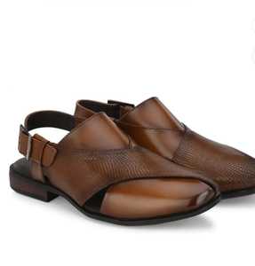 High Quality <b>Men</b> Black Color Synthetic Leather Best Style Handmade Customize <b>Sandals</b> In Wholesale Price And Low MOQ - Product Image 4