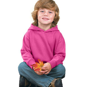 Venta al por mayor nueva moda Unisex pijamas algodón poliéster niños sudaderas con capucha Casual liso teñido invierno pulóver estampado estilo Casual invierno - Product Image 3