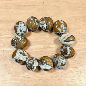 Pierre de poche en jaspe breccié poli naturel, cristal de guérison, spécimen minéral pour collection de cristaux et méditation - Product Image 5