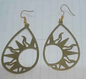 ต่างหูเครื่องประดับทันสมัยทำมือทำมือเครื่องประดับแฟชั่นต่างหูรูปเขาควายรูปทรงเรขาคณิตการปรับแต่ง - Product Image 3