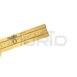 Economy Brass Sliding Gauge Measuring Tool Plastic and Steel Jewelry Caliper <b>Ruler</b> with Millimeters Jewelry Sliding Caliper - Product Image 6