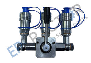 Válvula desviadora manual de 8 puertos para tractor, 2 a 6 puertos con soporte - Product Image 6