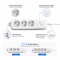Multiprise professionnelle ZHNL EU OEM/ODM 16A Schuko - Adaptateur électrique à 3/4 prises avec protection contre les surcharges