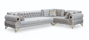 Bộ ghế sofa nhà ở mềm mại và thoải mái, nội thất phòng khách hiện đại, bán buôn - Product Image 6