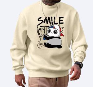 Vente en gros de sweats personnalisés pour hommes 100% coton de haute qualité vêtements d'hiver pull solide confortable manches longues respirant - Product Image 1