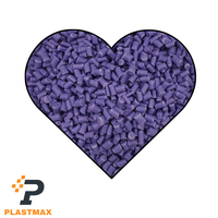 Granulés de polypropylène PP pour moulage par injection, couleur violette, 25 kg, sacs simples, Wiwat Plastic, certifié TDS, Thaïlande