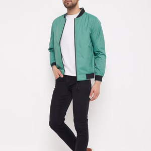 Chaqueta de satén de béisbol bordada personalizada para hombre 100% poliéster chaquetas de bombardero de béisbol de satén personalizadas para hombre College Letterman - Product Image 5