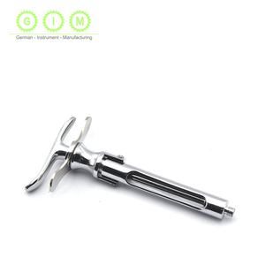 MELPEX BEAUTY INSTRUMENTS G1027 Jeringa de Aspiración Dental Manual Profesional Tipo Cook-Waite 1.8mL Autoclavable de Acero Inoxidable - Product Image 1
