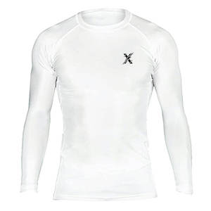 Rashguard MMA pour hommes en tissu doux, respirant, coupe confortable, manches longues, protection solaire pour la natation, le surf et les sports de plein air - Product Image 2