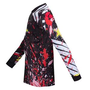 Vêtements de sport à manches longues au design personnalisé en vente chaude Vêtements personnalisables de course de motocross de style streetwear de grande taille - Product Image 4