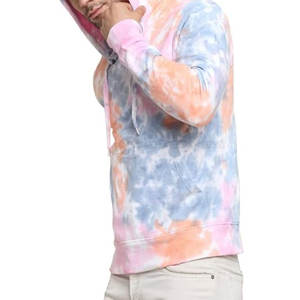 2023 hommes décontracté pull à capuche respirant polaire tissu solide 3D imprimé hiver grande taille (XL) uni teint cravate teinture à capuche - Product Image 6