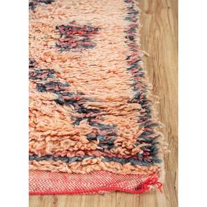 Alfombras de Lana Anudadas a Mano Nuray, Diseño Geométrico Abstracto Rojo Naranja para Entrada, Pasillo, Tamaño Rectangular 9x12, Modelo Pae-4615 - Product Image 4