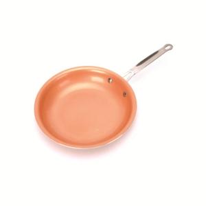 Poêle à frire antiadhésive de haute qualité pour usage domestique et professionnel, avec manche en métal et finition argentée, pour la cuisson. - Product Image 4