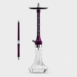 Ensemble de pipe à eau en acier inoxydable de qualité supérieure de 65 cm avec base en verre, un seul tuyau, multicolore, boîte cadeau pour la vente en gros - Product Image 5