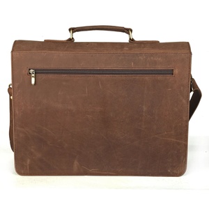 Crazy Horse en cuir porte-documents de bureau unisexe PC sac à main hommes Messenger pochette d'ordinateur Style d'affaires Collage couverture LPG-0085 - Product Image 4