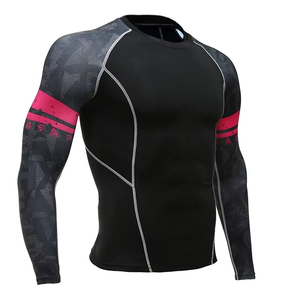 Tous les modèles de rashguards pour hommes à manches longues, professionnels, en promotion, personnalisés, à prix réduit, légers, en matière douce et élégante - Product Image 2