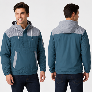 Custom Waterproof Windbreaker <b>Jacket</b> OEM Lightweight <b>Packable</b> Hooded Outdoor <b>Jacket</b> Private Label Manufacturer - Product Image 1