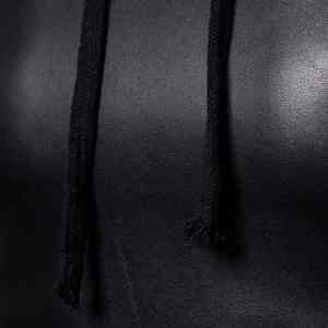 เสื้อฮู้ดดี้หนังแท้คุณภาพสูง 100% แบบยูนิเซ็กซ์ สำหรับฤดูหนาว คอตั้ง พิมพ์ลายดิจิทัล สไตล์สตรีทแวร์ ระบายอากาศได้ดี สีพื้น - Product Image 2