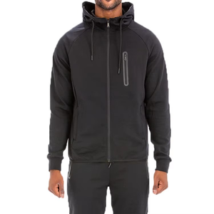 Ensemble de pantalons de survêtement et sweat à capuche décontracté pour hommes avec logo personnalisé Survêtements de sport vierges Slim Fit Jogger Survêtement - Product Image 3