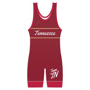 ชุดมวยปล้ำสำหรับผู้ชายชุดเสื้อกล้ามพิมพ์ลายดิจิตอลเสื้อกล้ามเล่นกีฬาแบบซับลิเมชันโลโก้ได้ตามต้องการ - Product Image 6