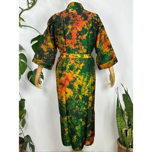 ชุดคลุมกันแดดสไตล์โบฮีเมียนสุดชิค ผ้าไหมซารีวินเทจสุดหรู  ชุดคลุมบ้าน ชุดคลุมชายหาด ผ้าซารอง ชุดคลุมชุดว่ายน้ำ - Product Image 5