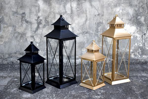 Suministros de fábrica Mercury Glass and Metal Candle Container Terrarium Gold Decoración moderna - Product Image 3