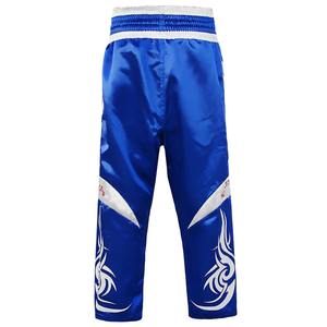 Pantalons de kick-boxing et de muay-thaï pour hommes, professionnels, personnalisés, imprimés à l'écran, imperméables, taille élastique, décontractés, vêtements de sport lavés - Product Image 2
