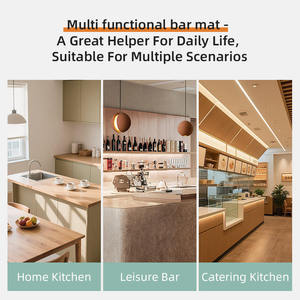 Non-Slip Modern <b>Bar</b> Service Spill <b>Mat</b> Silicone Kitchen Dish Drying <b>Mat</b> Restaurant Kitchen Hotel Counter <b>Bar</b> Pads - Product Image 5