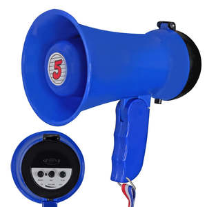 Mégaphone 5Core 15W, haut-parleur PA pour enfants avec portée de 400 yards, sirène, léger, puissant, mini mégaphone - Product Image 1