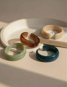 Bracelets et joncs en résine pour femmes, nouvelle collection, bijoux de style ange pour les fêtes et les mariages, haute qualité - Product Image 5