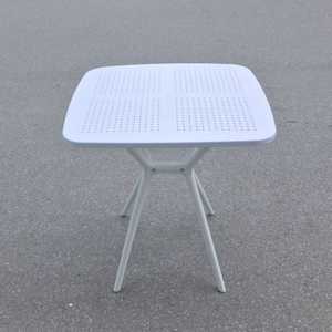 Combo de Silla de Plástico Blanca TM06 y Mesa de Plástico Gris MN04: Una Forma Sencilla de Combinar Durabilidad y Modernidad - Product Image 4