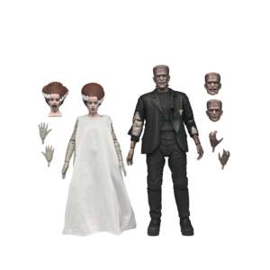 ชุดฟิกเกอร์แอคชั่น Universal Monsters Bride Frankenstein 2 ตัว คุณภาพดี ของสะสมอนิเมะ ของเล่นโมเดล สภาพใหม่ พร้อมกล่อง - Product Image 1