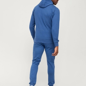 Conjunto Deportivo de Dos Piezas para Hombre, Talla Grande, Sudadera con Capucha y Pantalones Jogger, Transpirable, de Felpa, para Verano e Invierno, Ajuste Delgado, Algodón, Ropa Deportiva Informal - Product Image 2