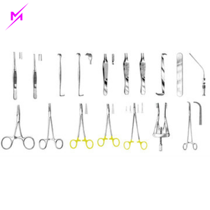 Ensemble d'instruments de chirurgie plastique en acier inoxydable, manuel, réutilisable, écologique, fabriqué par Medzora Surgical - Product Image 2