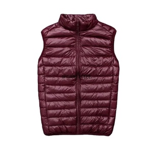 Otoño Invierno hombres pato abajo chaleco 2025 abrigo ultraligero sin mangas Puffer chaleco chaqueta ultrafina ligera abajo chaqueta chaleco - Product Image 1