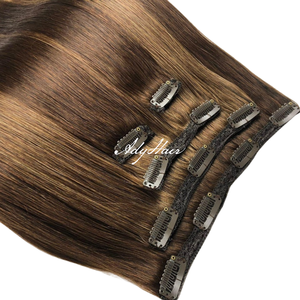 Extensiones de Cabello Ady Hair Top Premium con Clip, 100% Cabello Virgen Vietnamita, Trama Única, Invisibles, Sin Costuras, Genius Bulk Extensions Bac - Product Image 3