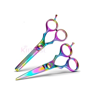 Vente en gros de ciseaux à cheveux professionnels en acier inoxydable avec tranchant rasoir Outil de beauté pour usage personnel Offre Spéciale - Product Image 3