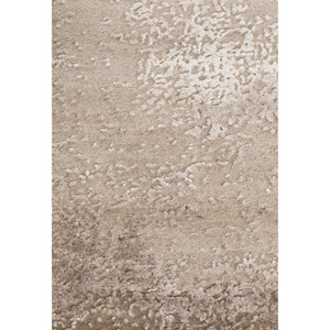 พรมไหมไผ่ผสมขนสัตว์ถักมือลายเอนโทรปี ไอวอรี่ รุ่น AKWS-13078(CS-01) ขนาด 10 มม. รูปทรงสี่เหลี่ยมผืนผ้า ลายแบบนามธรรม สำหรับตกแต่งบ้าน ห้องโถง ห้องพัก ปูพื้นบ้าน - Product Image 3