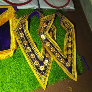 MASONIC REGALIA CUSTOM ORDER Delantal Con Collar Joya Rob - Product Image 6