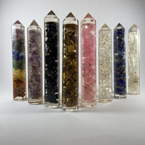 อุปกรณ์นวดและทำสมาธิ7คัน,หินอัญมณีสำหรับตกแต่ง - Product Image 3