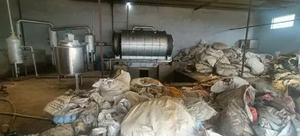 Haute qualité N.S. Les pneus de déchets thermiques réutilisent l'usine de pyrolyse capacité de 15 tonnes/heure semi-automatique 220-440V nouvel état - Product Image 2