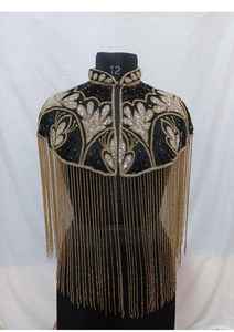 ชุดคลุมทรงเบอร์เลสก์แต่งด้วยลูกปัดปักเลื่อมทรงตรงรอบเอวคอสำหรับเสื้อผ้าเทศกาล - Product Image 2