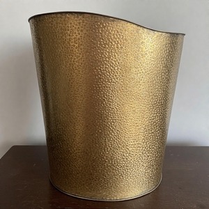 Poubelle en métal SatinLustre avec finition de style industriel ou salle de bain de restaurant de cuisine à domicile-pour la gestion des déchets de papier - Product Image 1