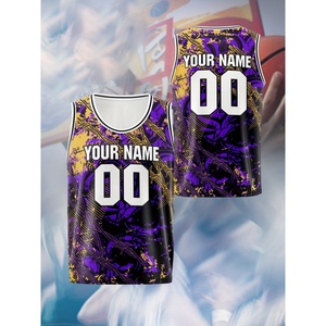 <b>Men's</b> Customized Name Pattern Tank Tops 3D Printed Colorful Stripes Summer Loose Sports Street Neck <b>Vest</b> Casual <b>Basketball</b> Wear - Product Image 1