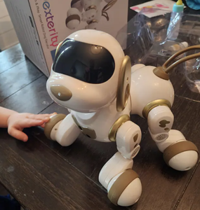 Ruko 18011 Chien robot intelligent pour enfants, chiot interactif avec télécommande et contrôle gestuel, cadeaux pour garçons et filles - Jaune - Product Image 4