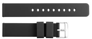 Correa de Reloj Inteligente Deportiva JD417 Negra, Resistente al Agua, de Silicona Suave y Ligera, Hebilla de Acero Inoxidable de 12-24 mm, 27 cm con Accesorios - Product Image 6