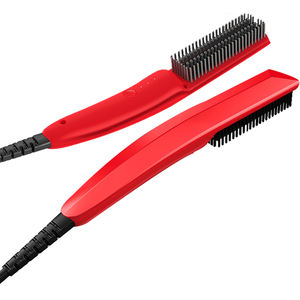 Brosse à <span class=keywords><strong>Barbe</strong></span> Chauffage Rapide Portable, Mini Peigne <span class=keywords><strong>Lisseur</strong></span> Ionique pour Hommes et Femmes - Product Image 1